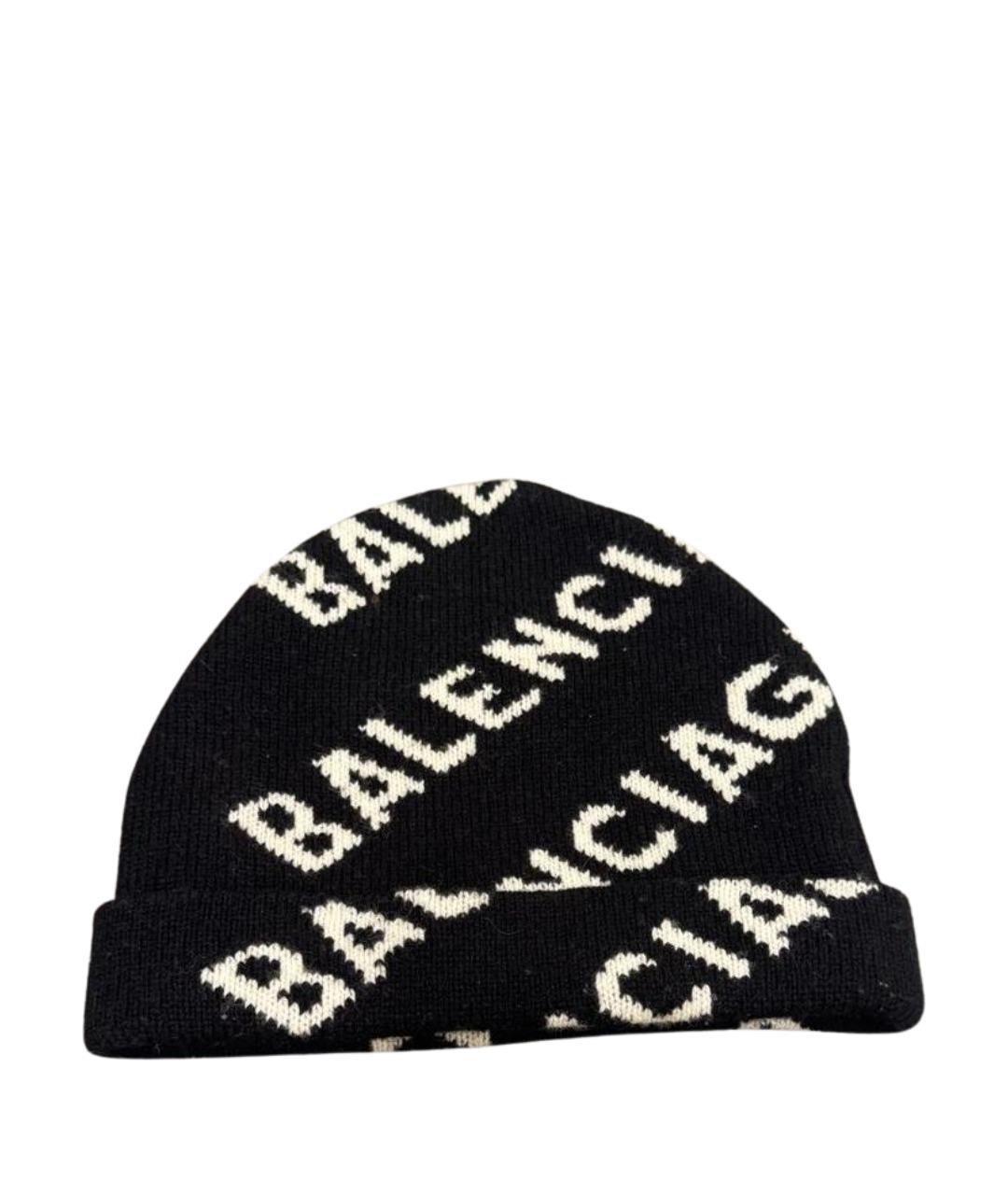 BALENCIAGA Черная шапка, фото 1
