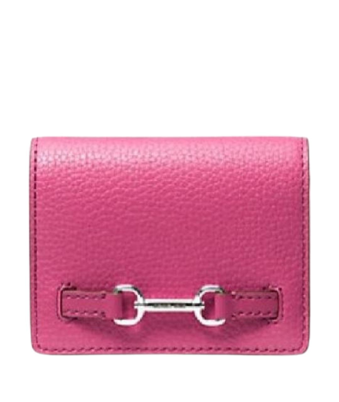 MICHAEL KORS Розовый кожаный кошелек, фото 1