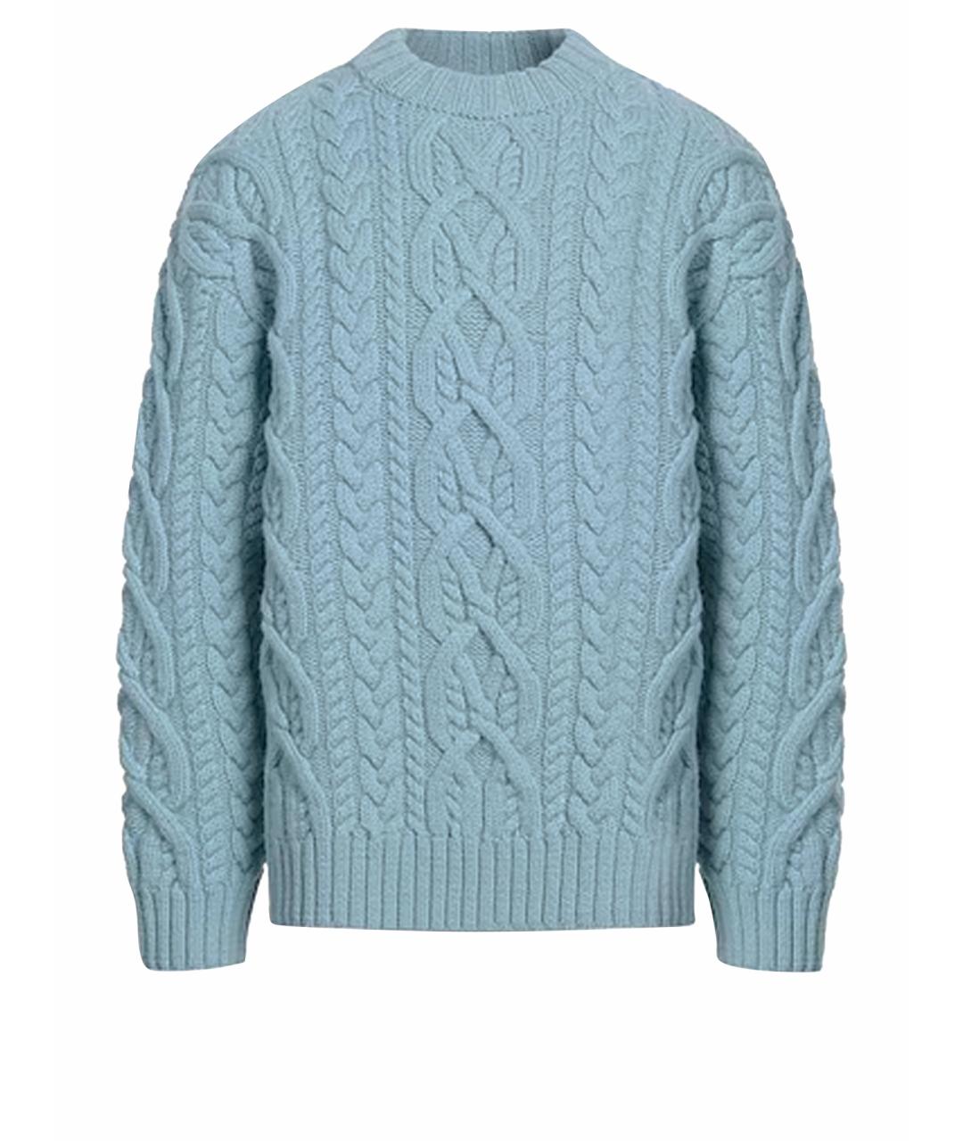 DRIES VAN NOTEN Голубой джемпер / свитер, фото 1