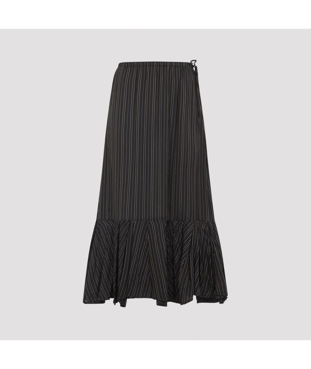 DRIES VAN NOTEN Коричневая юбка миди, фото 3