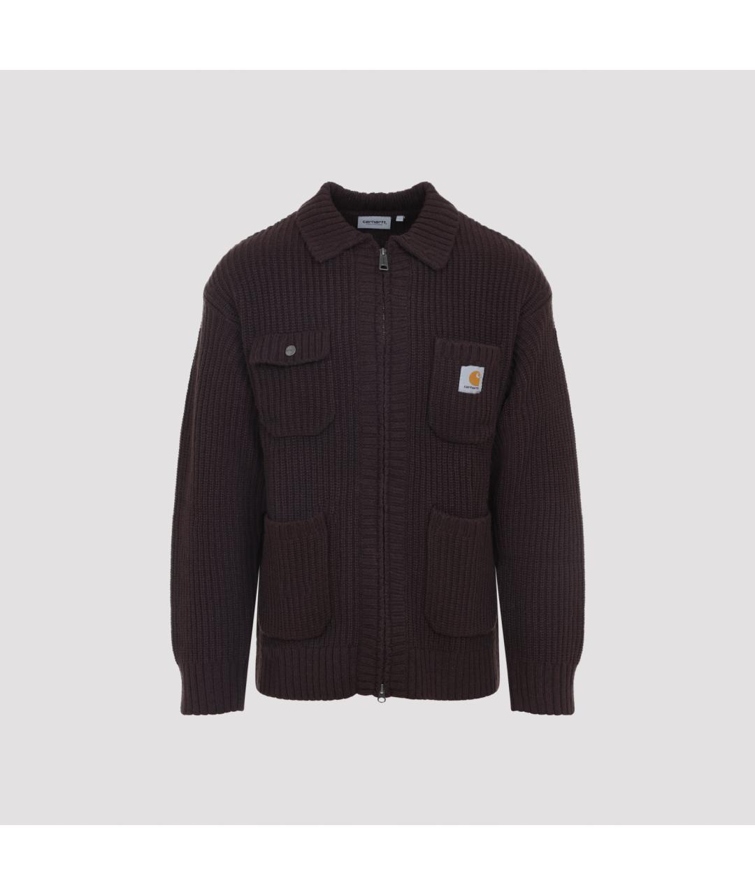 CARHARTT WIP Коричневый кардиган, фото 2