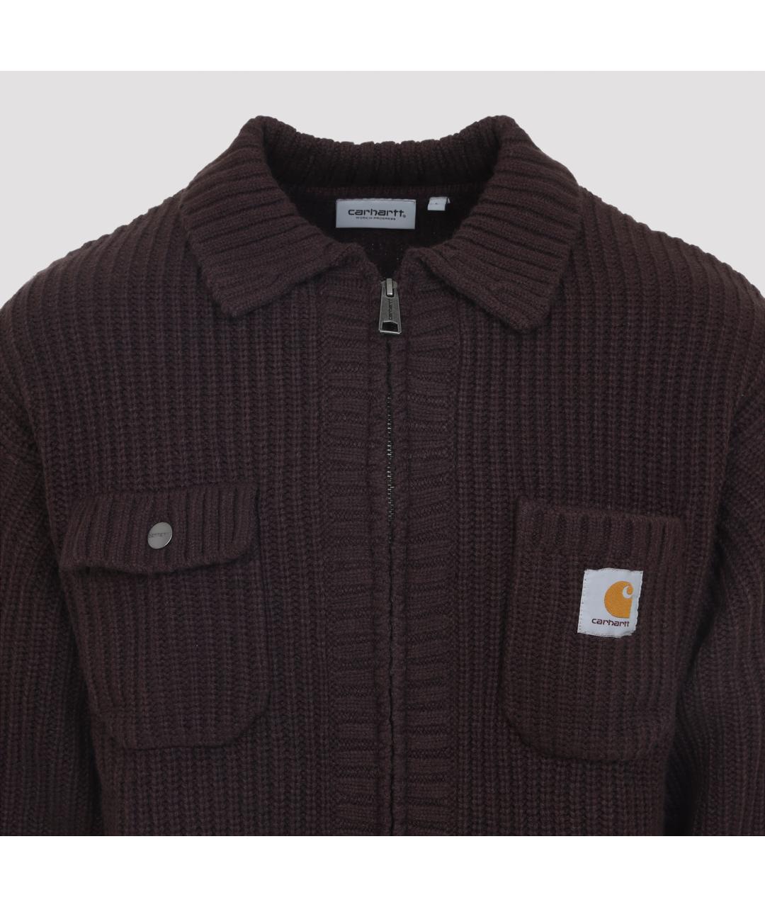 CARHARTT WIP Коричневый кардиган, фото 5