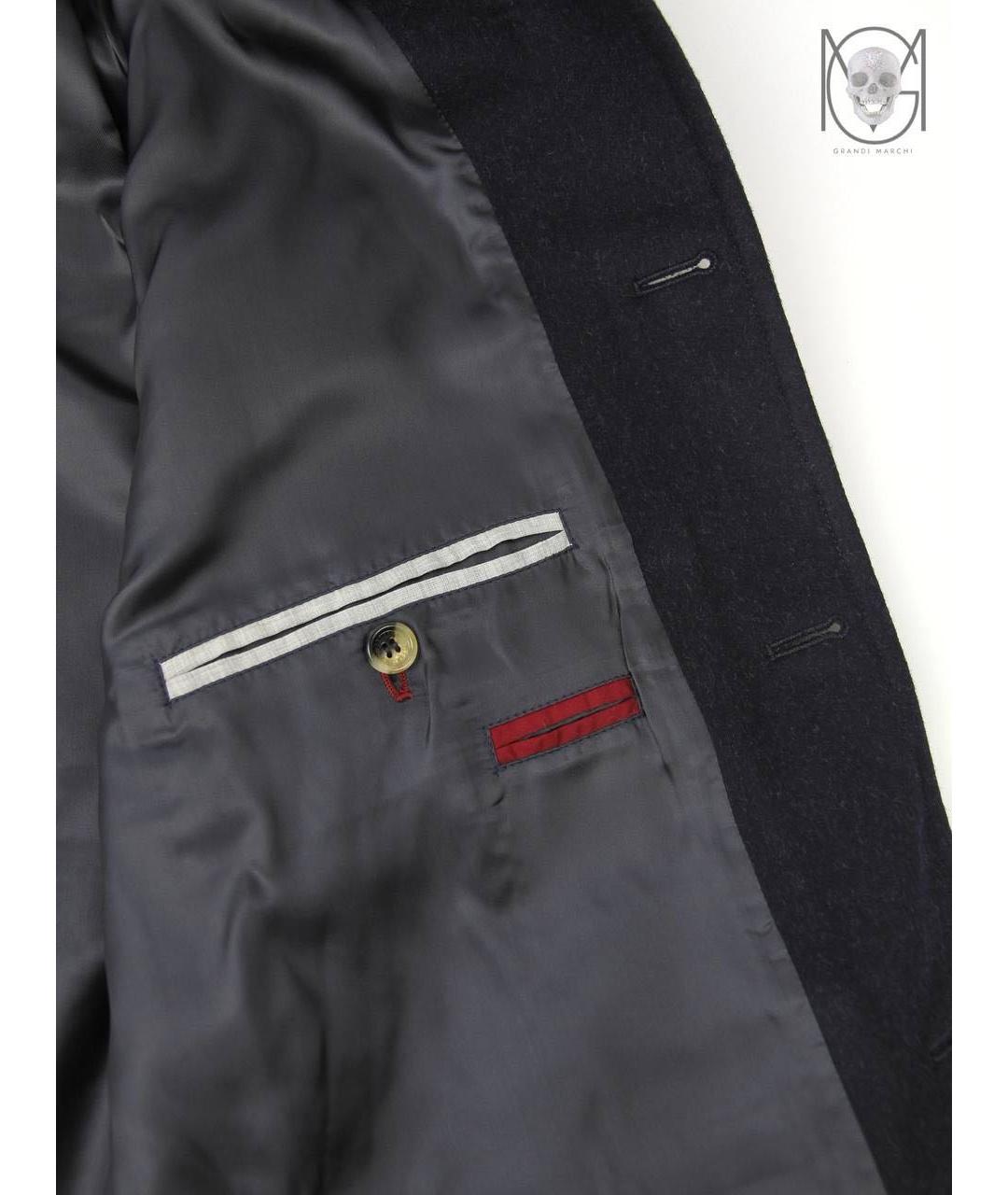 BRUNELLO CUCINELLI Темно-синяя шерстяная куртка, фото 7