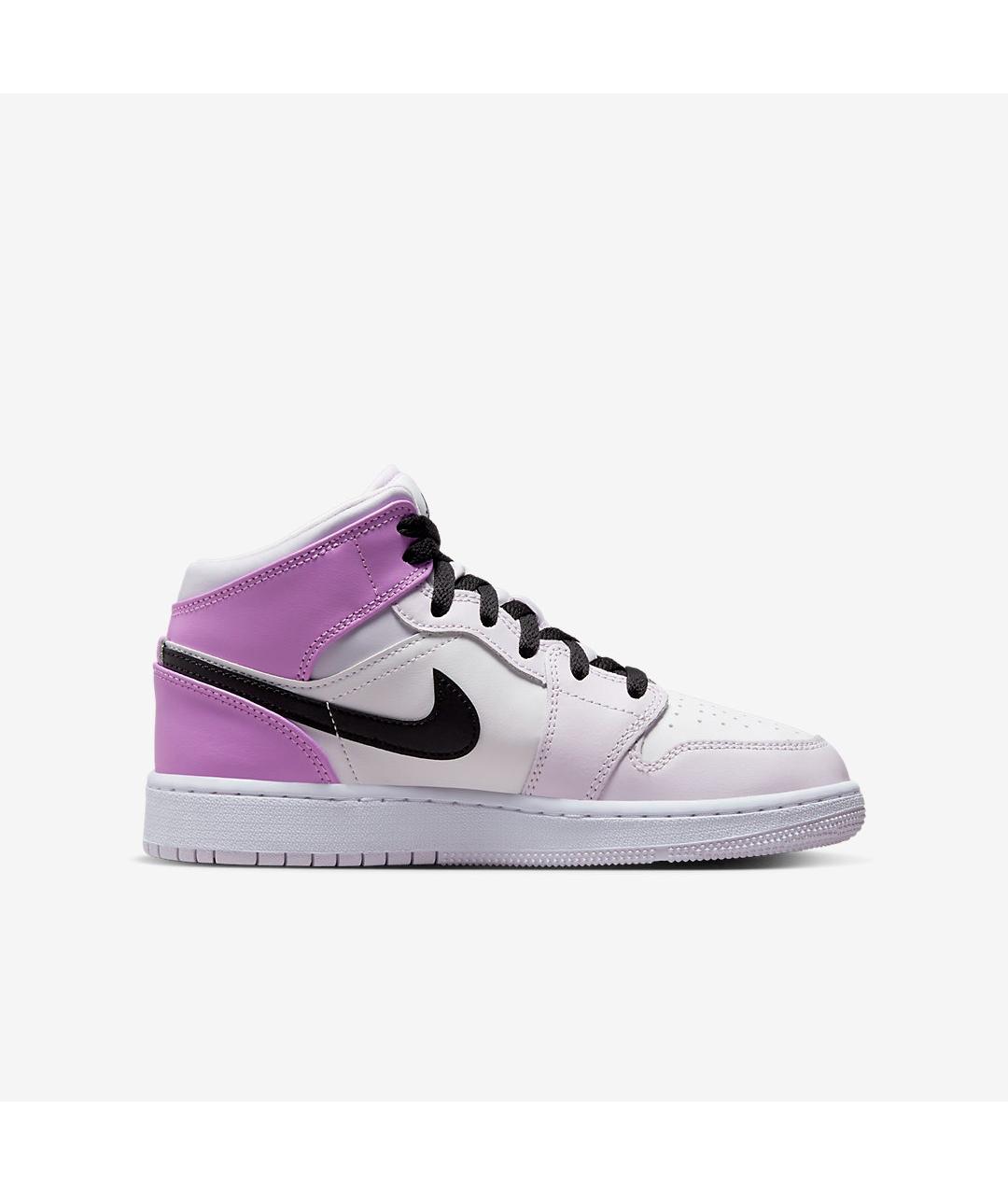 JORDAN Розовые кожаные кроссовки, фото 4