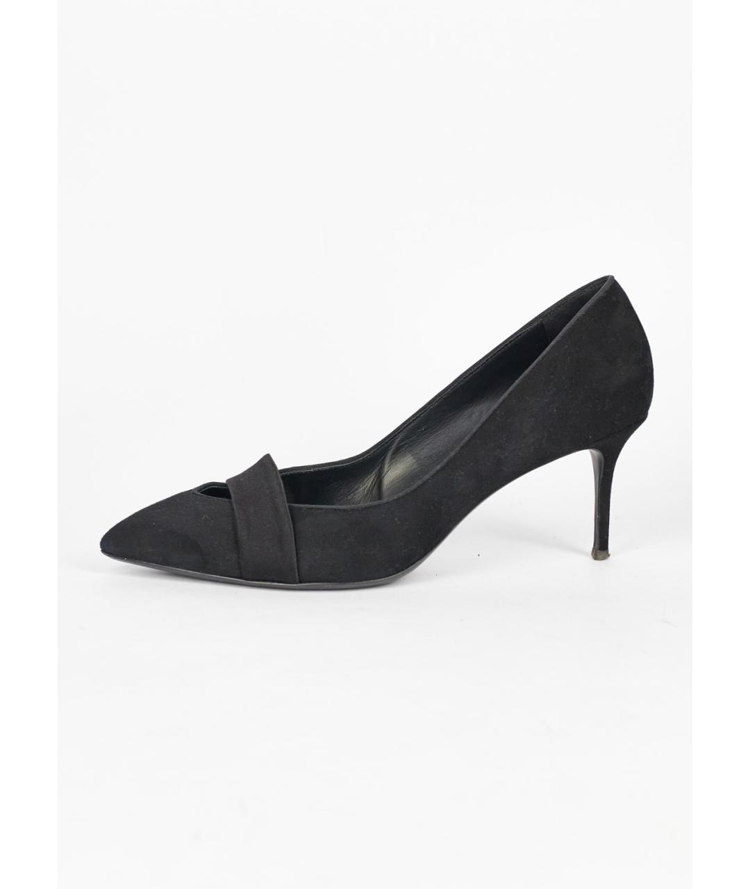 GIUSEPPE ZANOTTI DESIGN Черные замшевые туфли, фото 7
