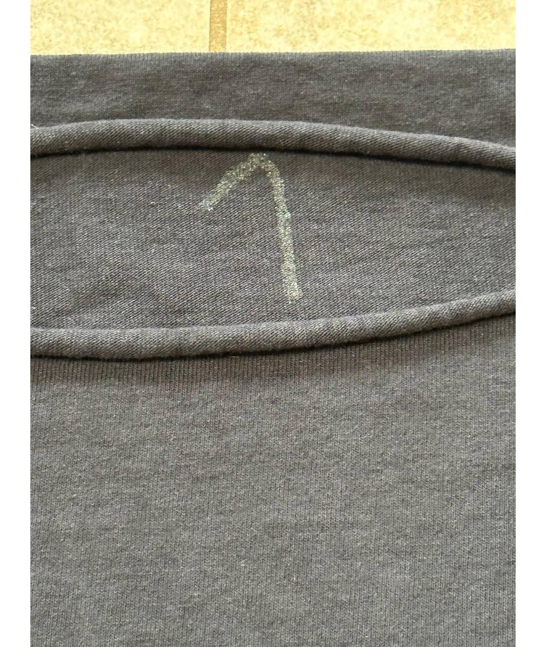 YEEZY Черная хлопковая футболка, фото 3
