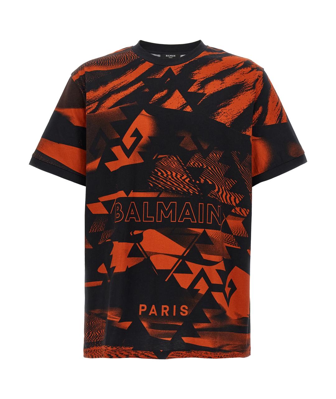 BALMAIN Мульти хлопковая футболка, фото 1