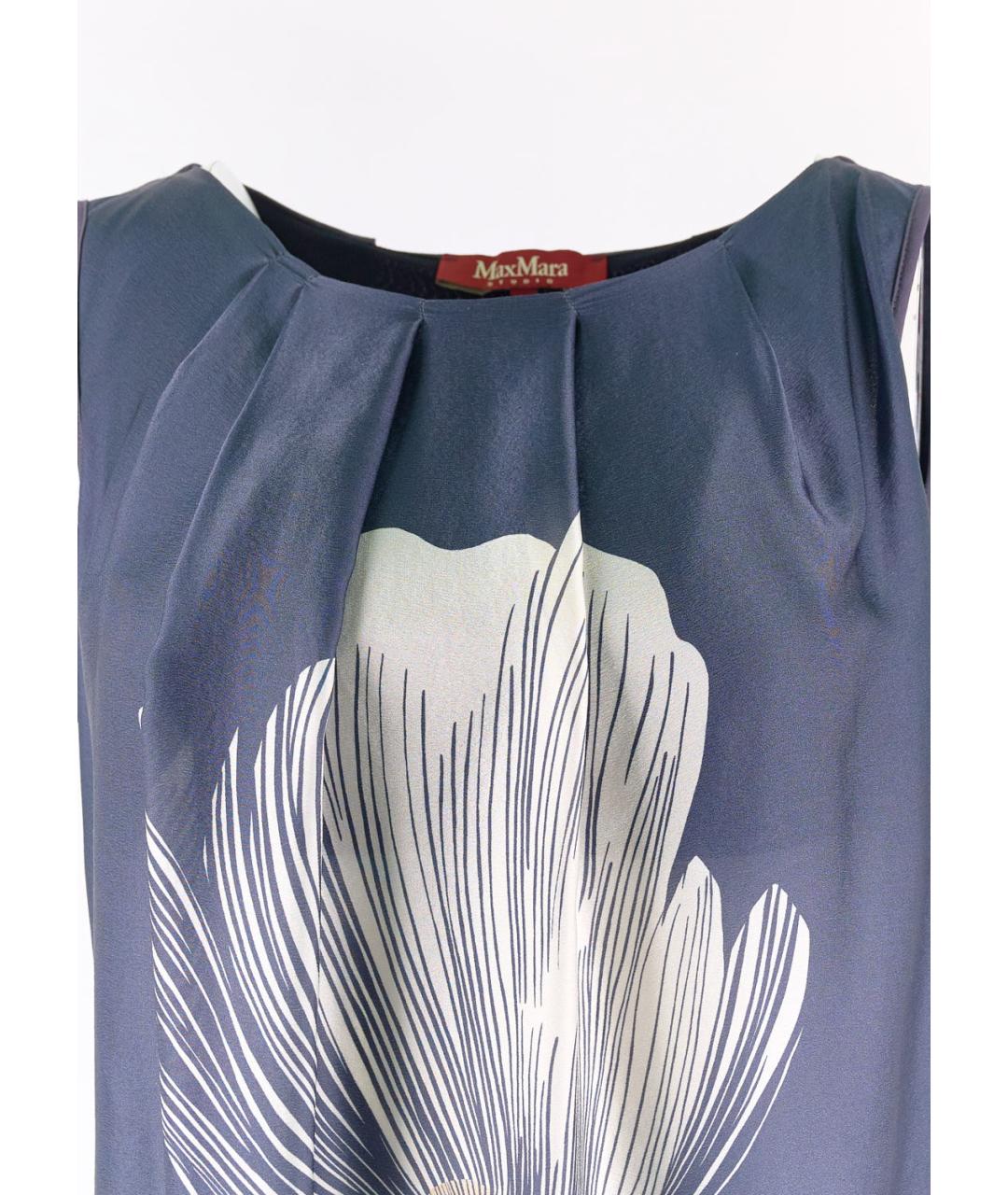 MAX MARA STUDIO Серая блузы, фото 4