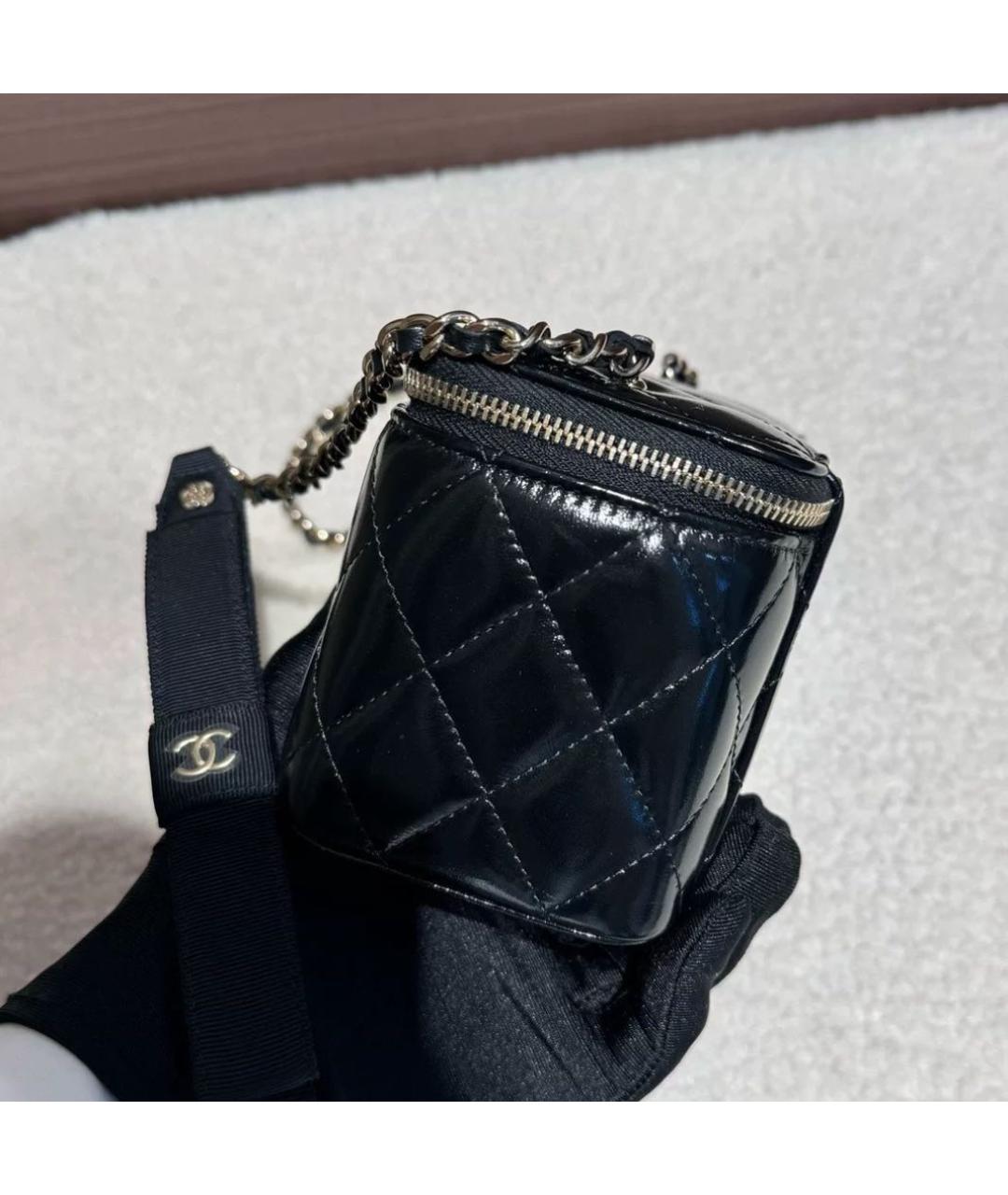 CHANEL Черная косметичка, фото 4