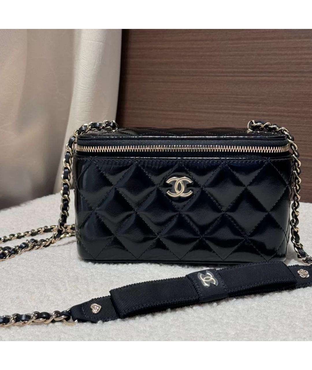 CHANEL Черная косметичка, фото 7