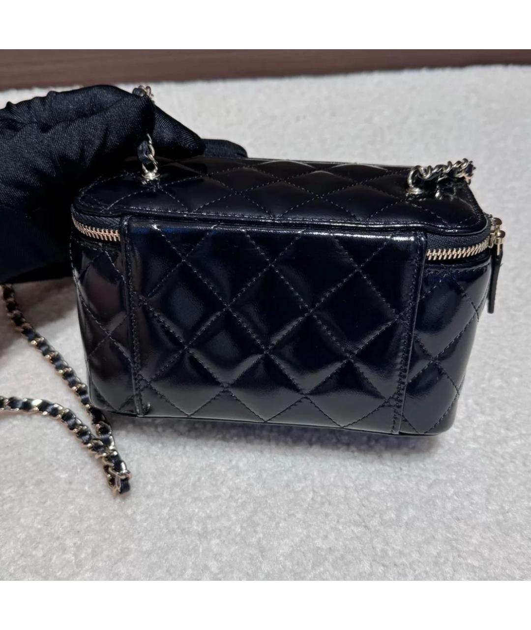 CHANEL Черная косметичка, фото 3