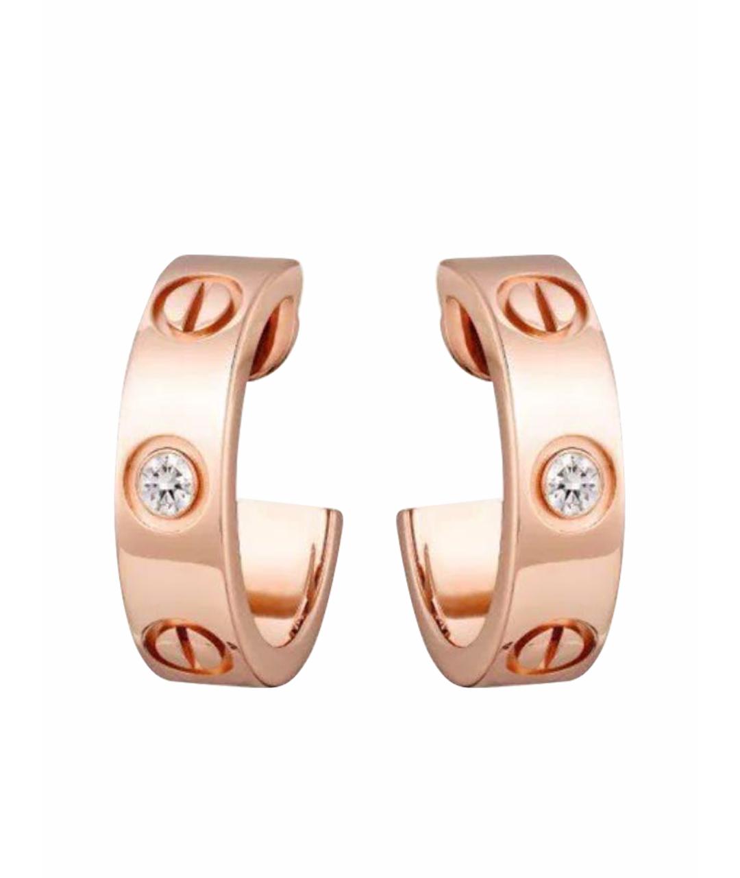 CARTIER Серьги из розового золота, фото 1