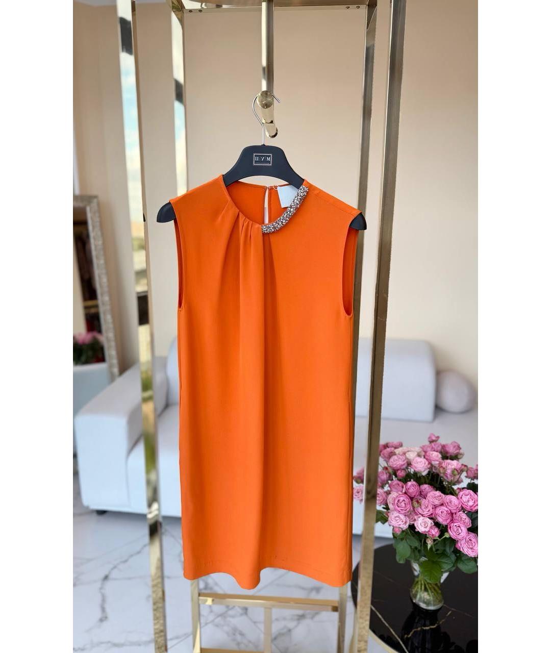 3.1 PHILLIP LIM Оранжевое шелковое коктейльное платье, фото 9