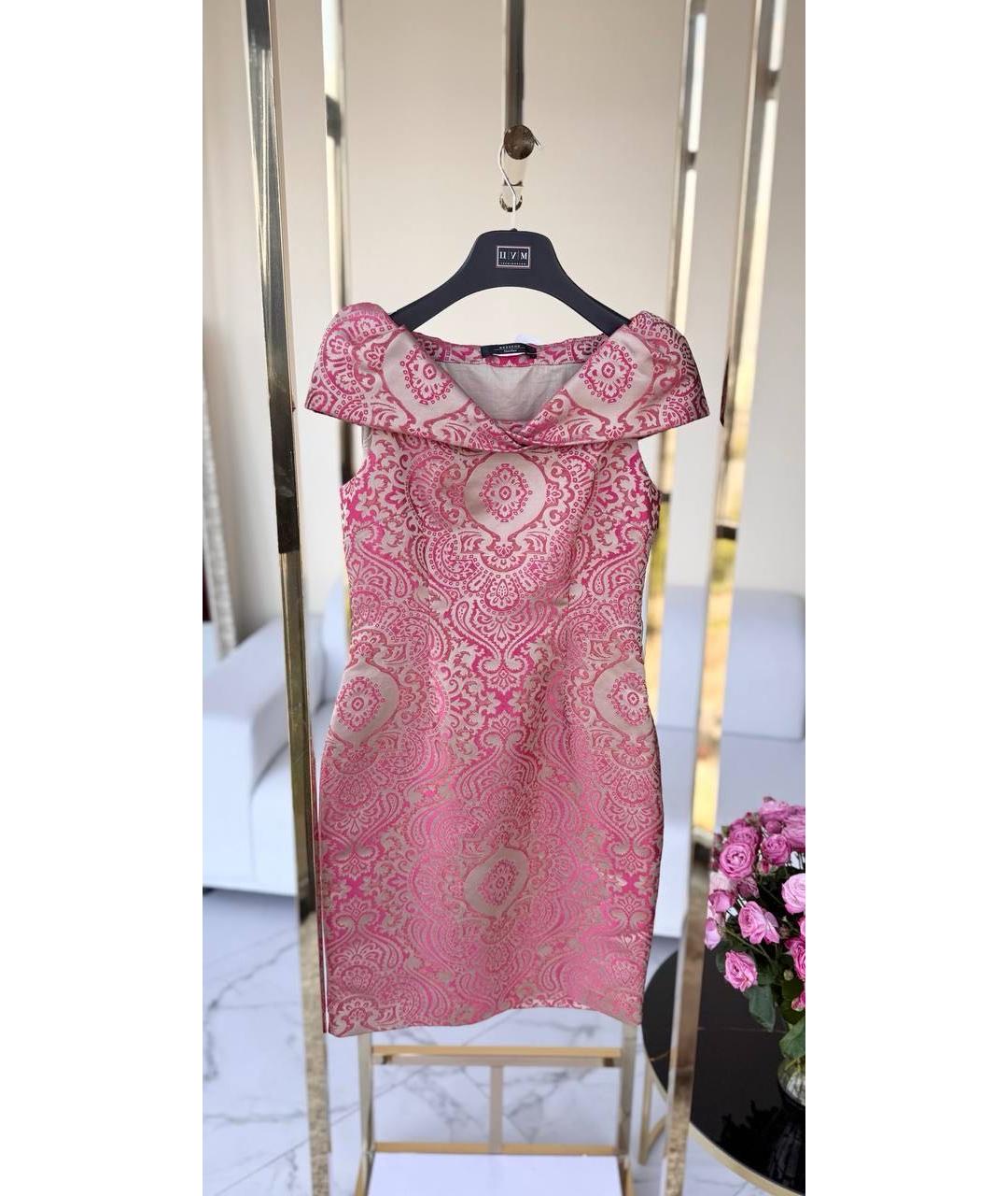 MAX MARA Коралловое коктейльное платье, фото 3