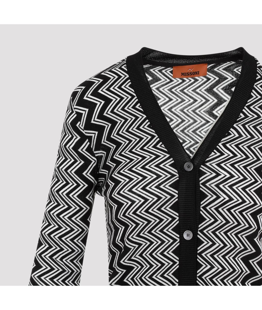 MISSONI Антрацитовый шерстяной кардиган, фото 4