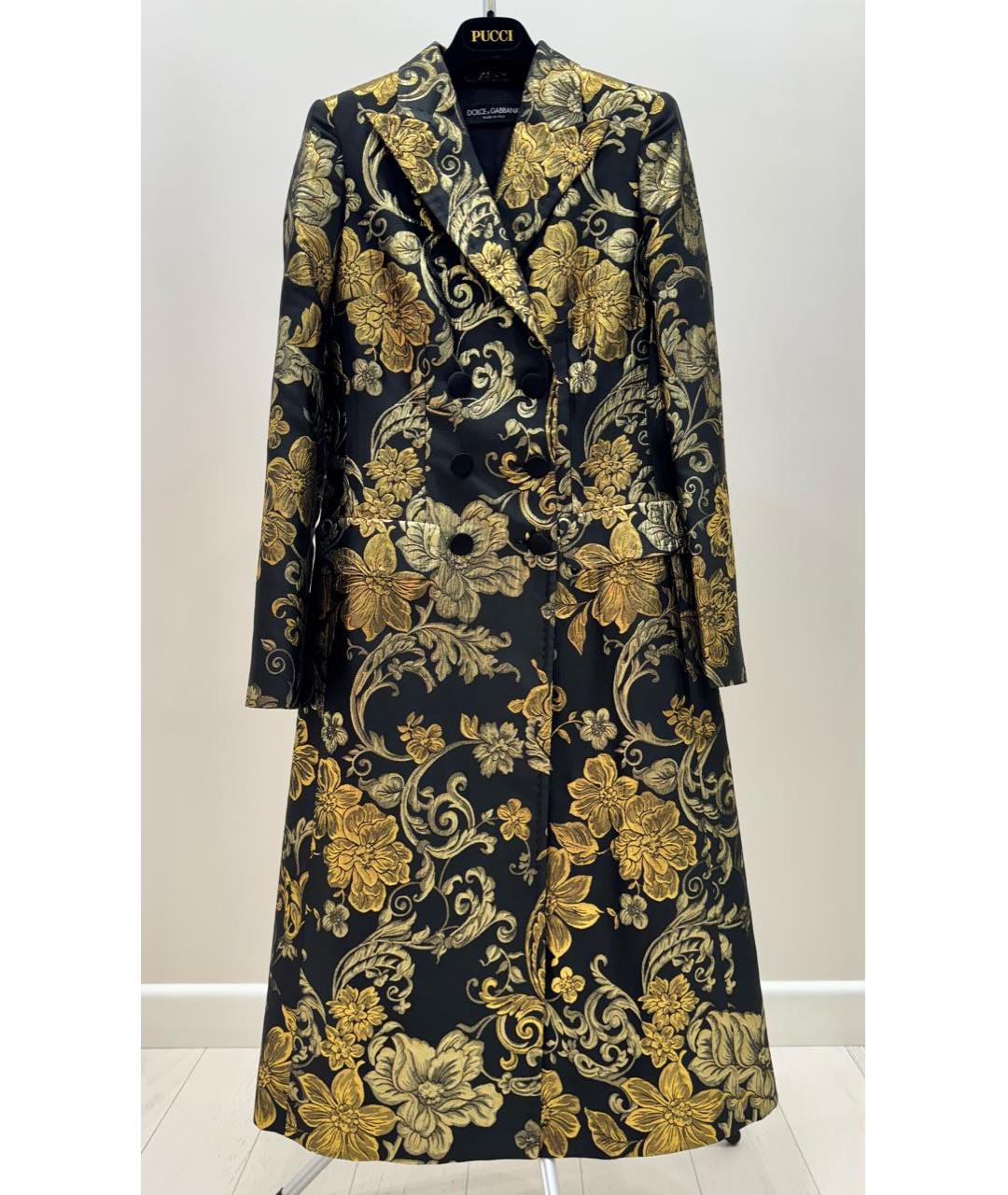DOLCE&GABBANA Черное пальто, фото 6