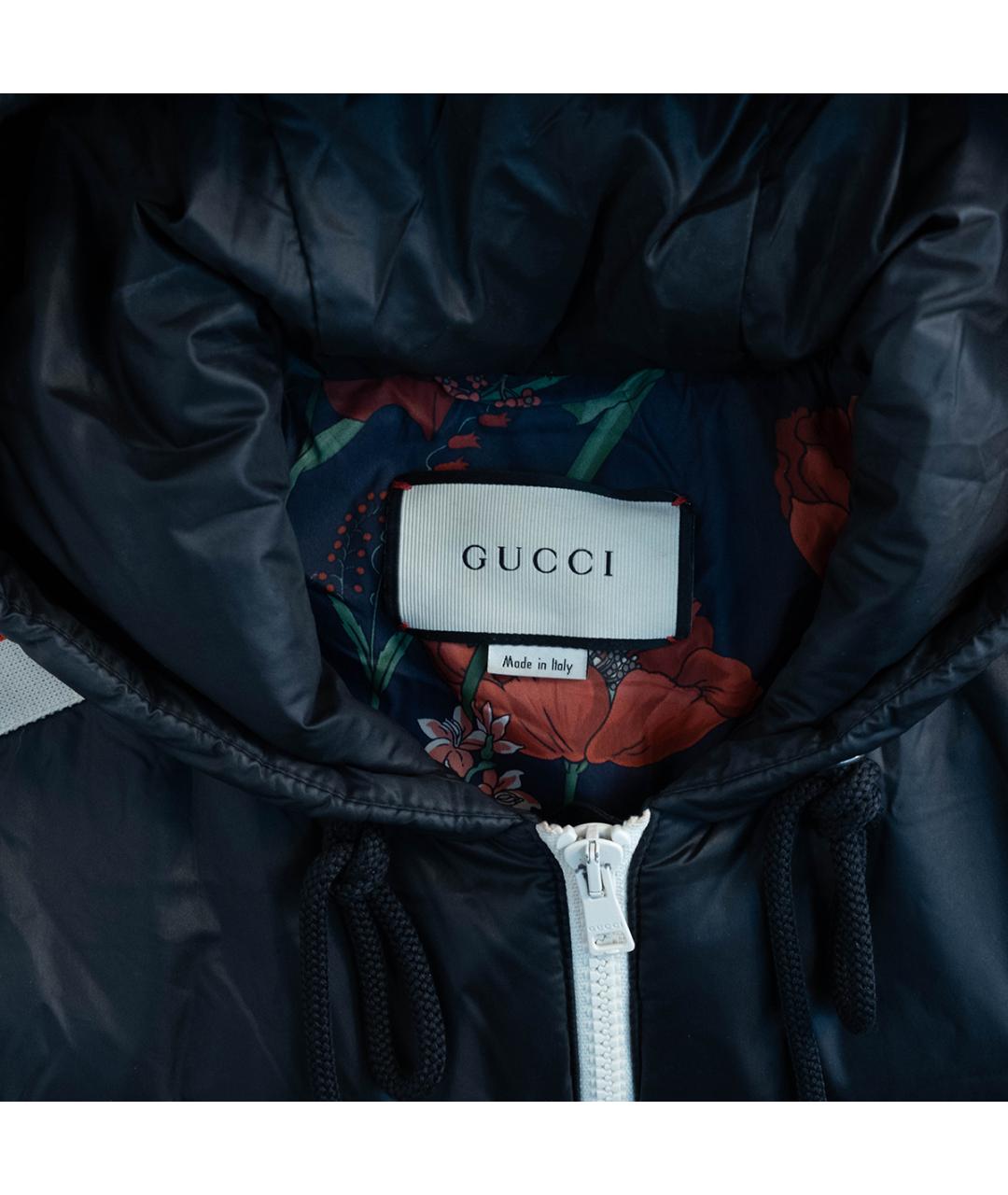 GUCCI Черный полиамидовый пуховик, фото 3