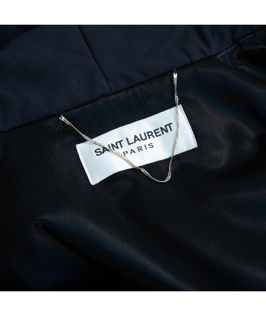 SAINT LAURENT Черная парка, фото 7
