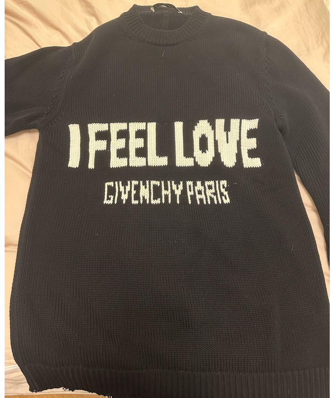 GIVENCHY Черный хлопковый джемпер / свитер, фото 2