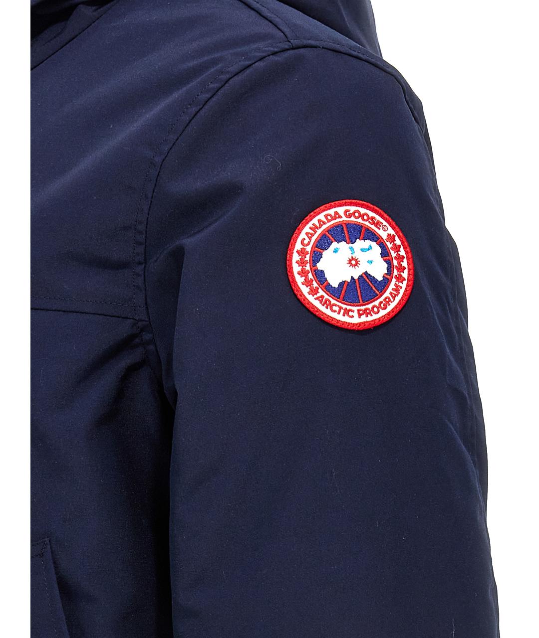 CANADA GOOSE Синяя полиэстеровая парка, фото 4