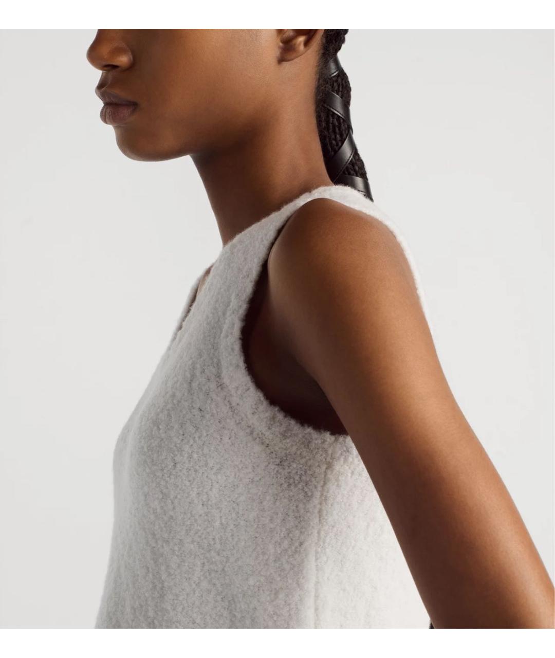 CHRISTIAN DIOR Белый шерстяной кардиган, фото 6