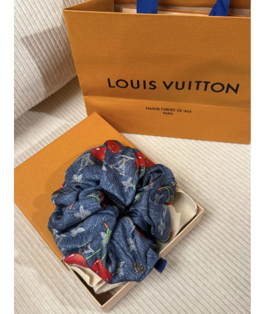 LOUIS VUITTON Синяя резинка, фото 3