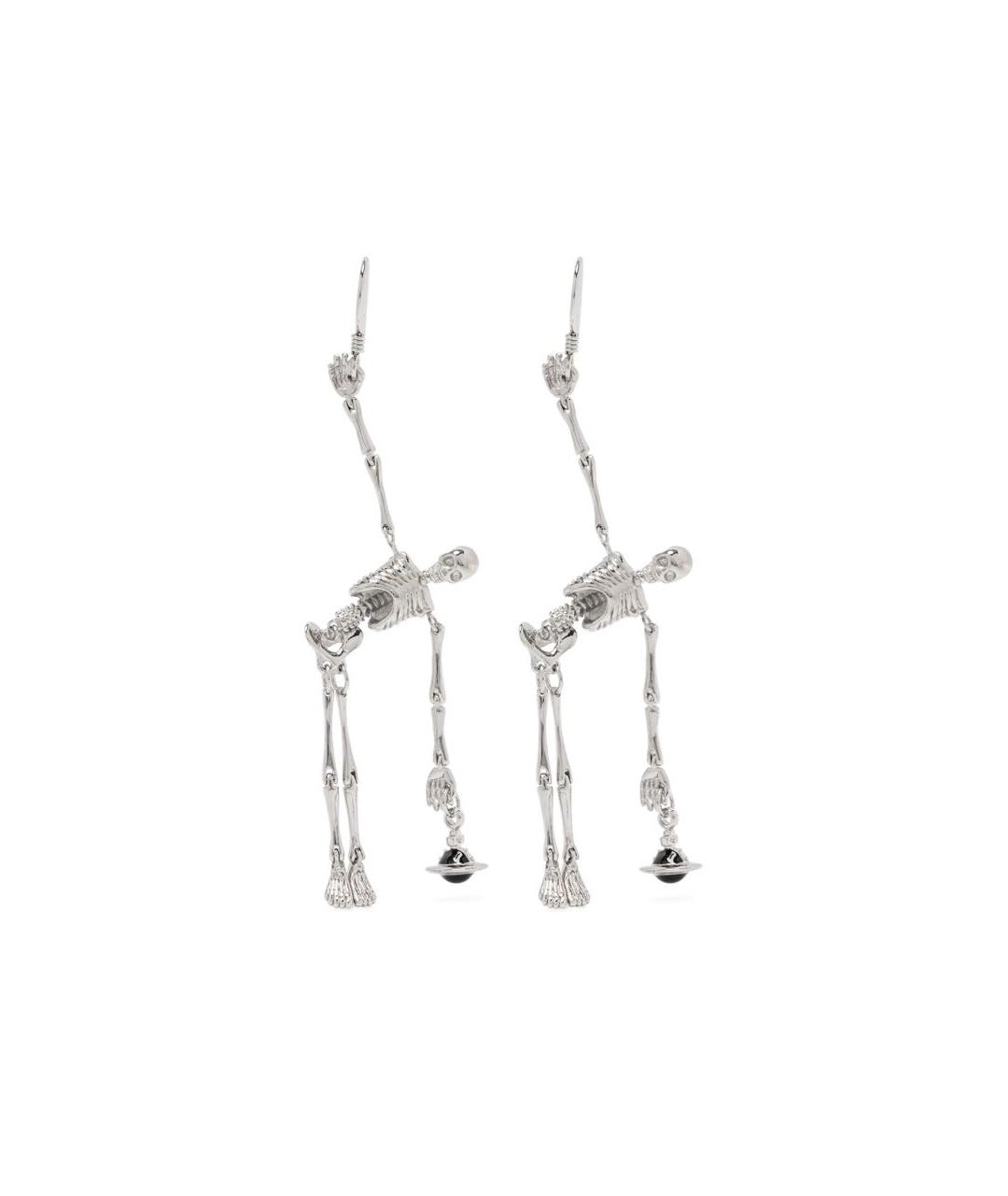 VIVIENNE WESTWOOD Серебряные латунные серьги, фото 1