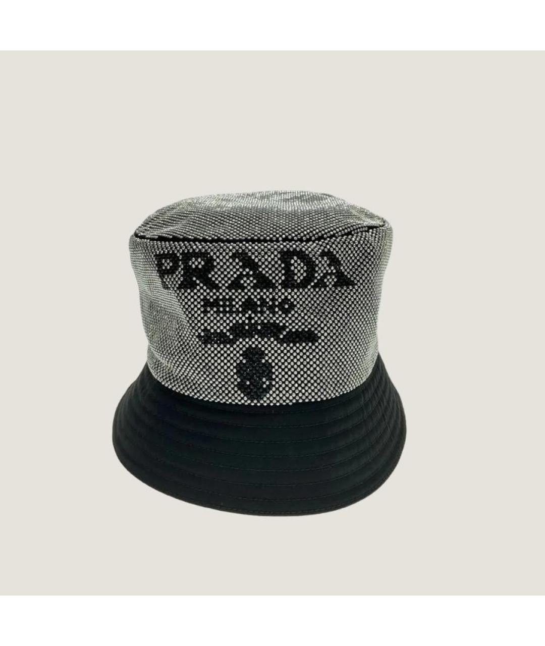 PRADA Черная синтетическая шляпа, фото 8