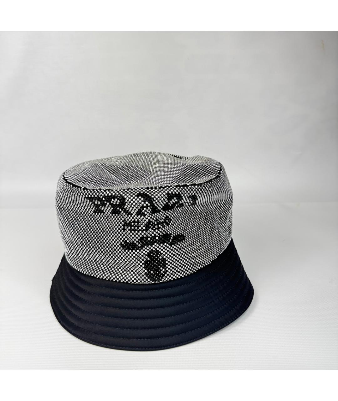 PRADA Черная синтетическая шляпа, фото 6