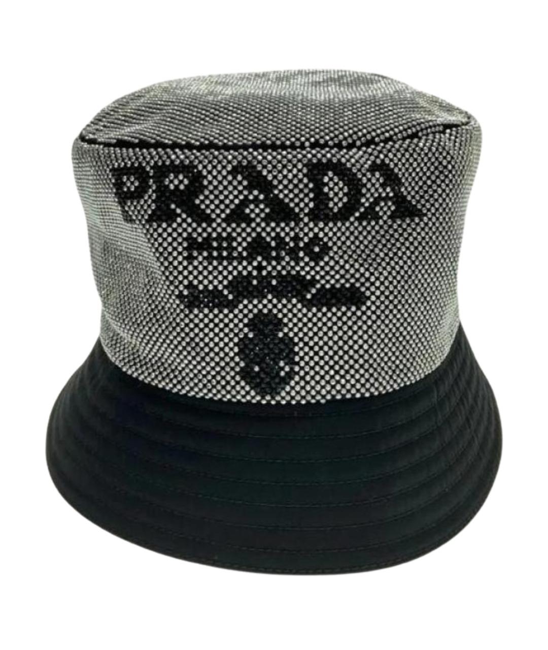 PRADA Черная синтетическая шляпа, фото 1