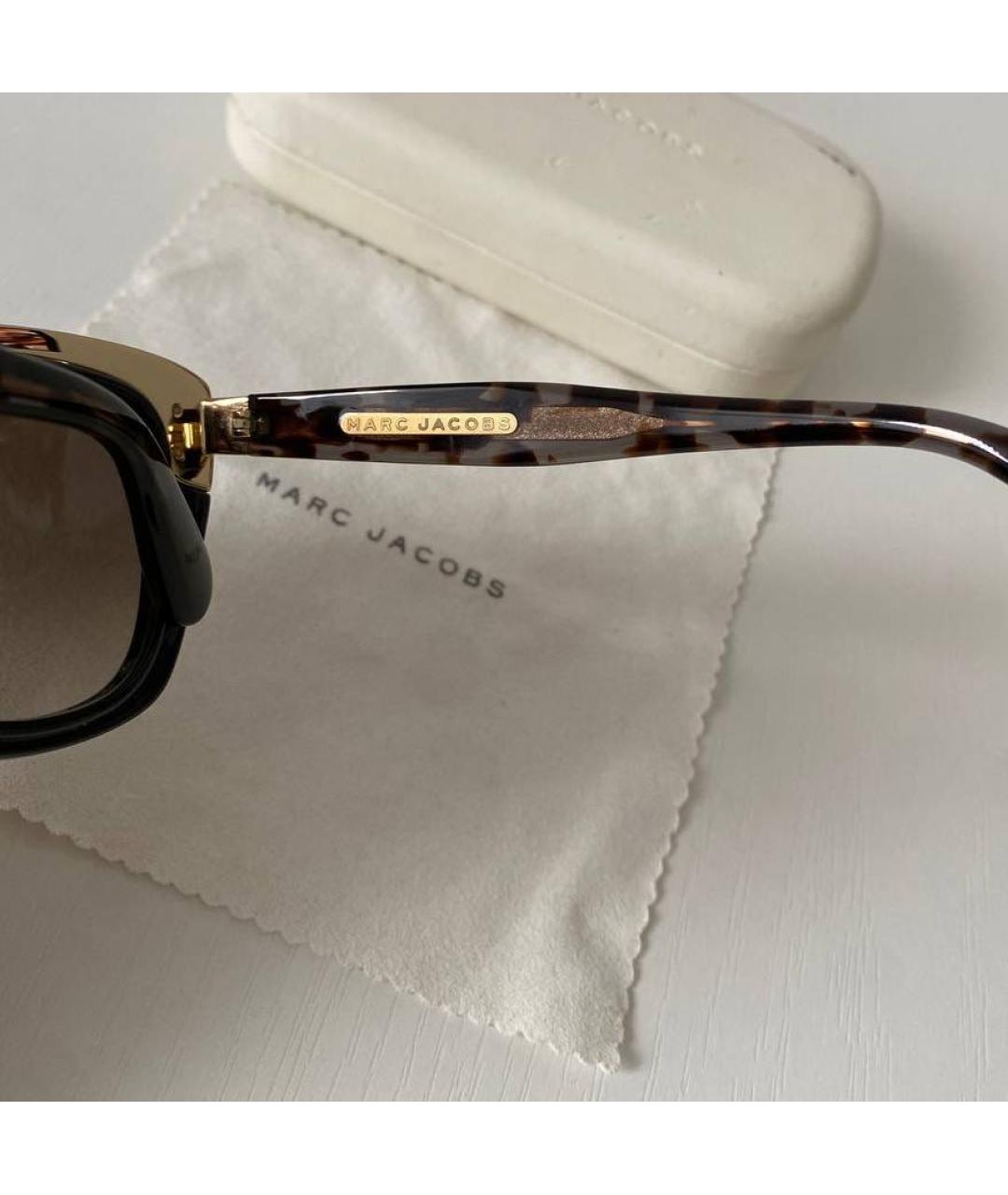 MARC JACOBS Антрацитовые пластиковые солнцезащитные очки, фото 4