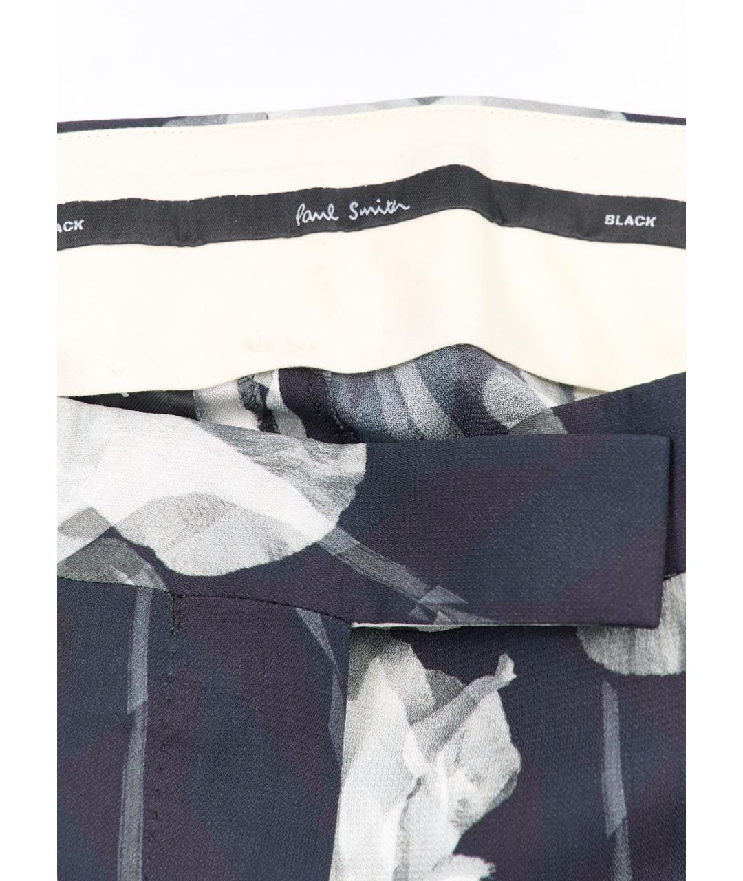 PAUL SMITH Мульти вискозные прямые брюки, фото 3
