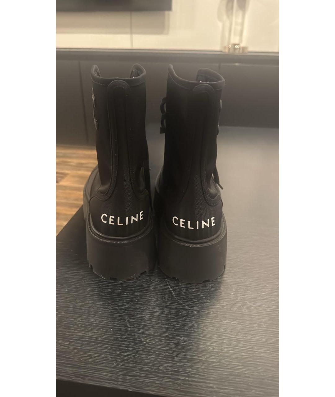 CELINE Черные ботинки, фото 4
