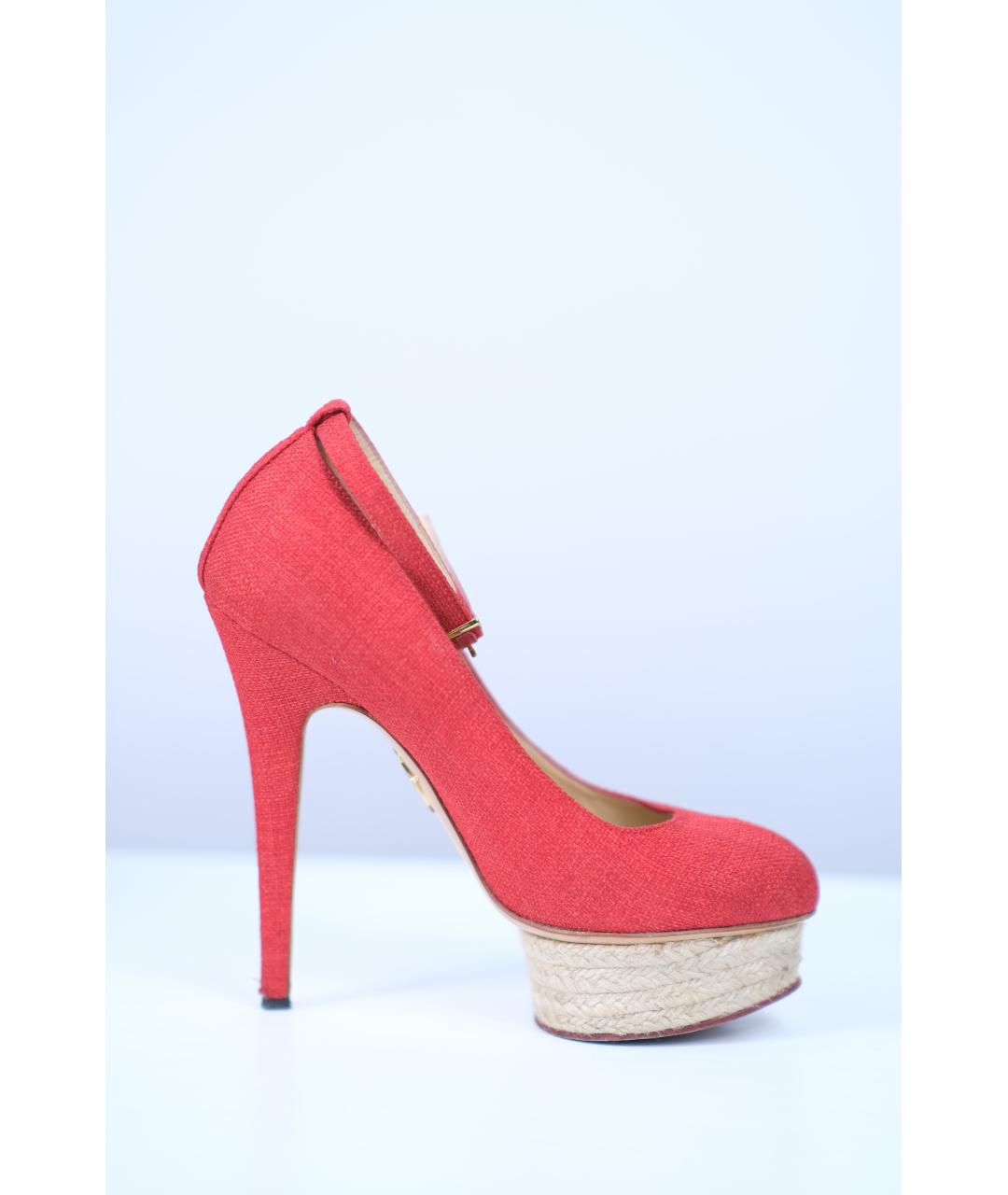CHARLOTTE OLYMPIA Красные туфли, фото 5