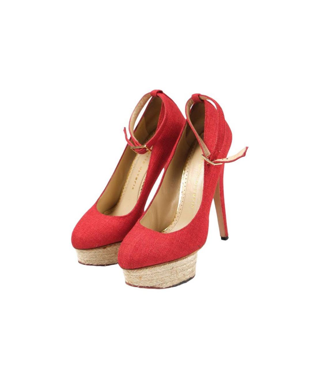 CHARLOTTE OLYMPIA Красные туфли, фото 2