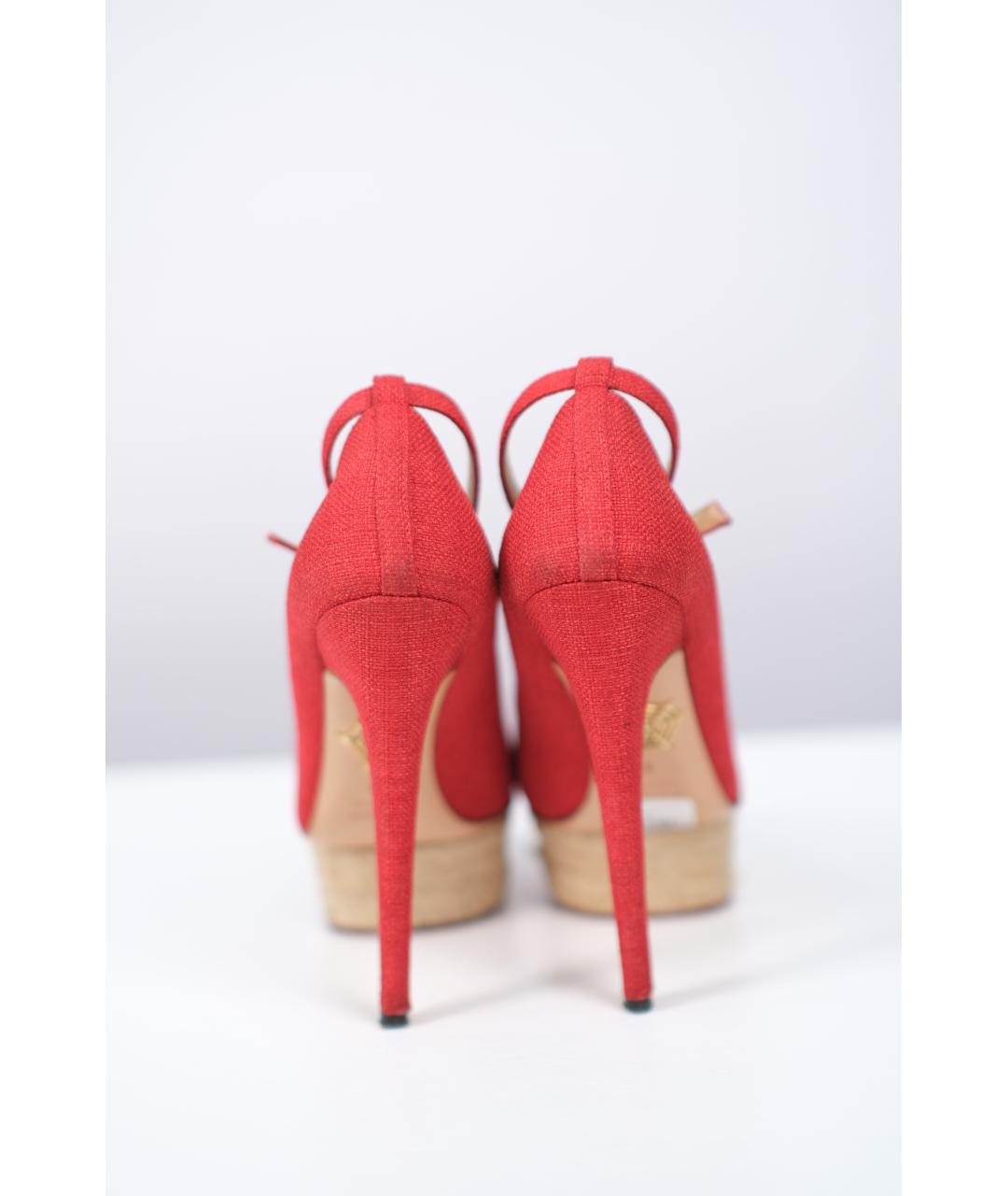CHARLOTTE OLYMPIA Красные туфли, фото 3