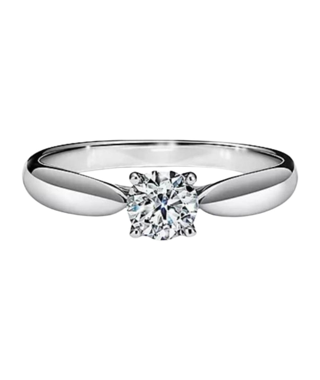 TIFFANY&CO Белое платиновое кольцо, фото 1