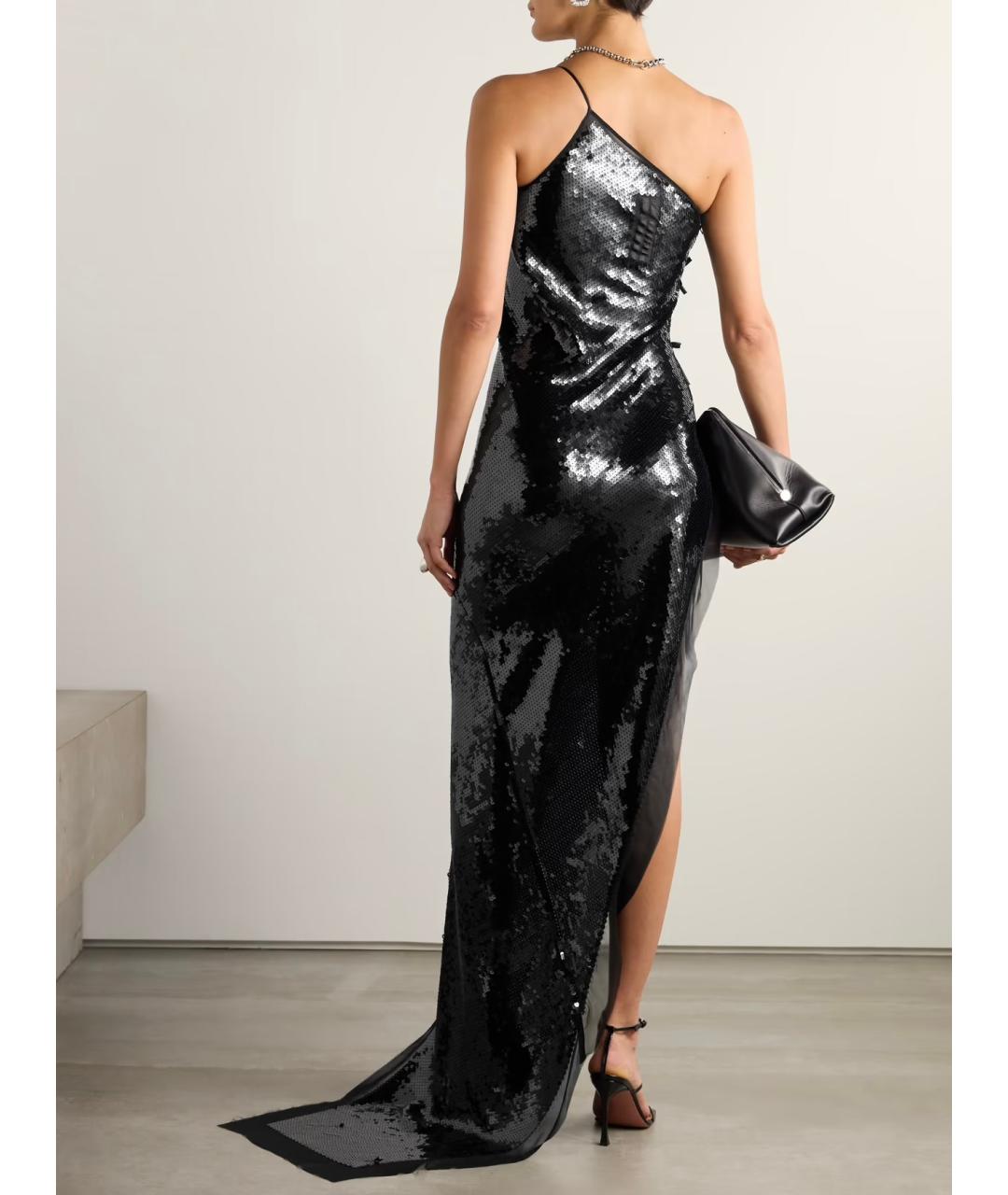 RICK OWENS Черное коктейльное платье, фото 8