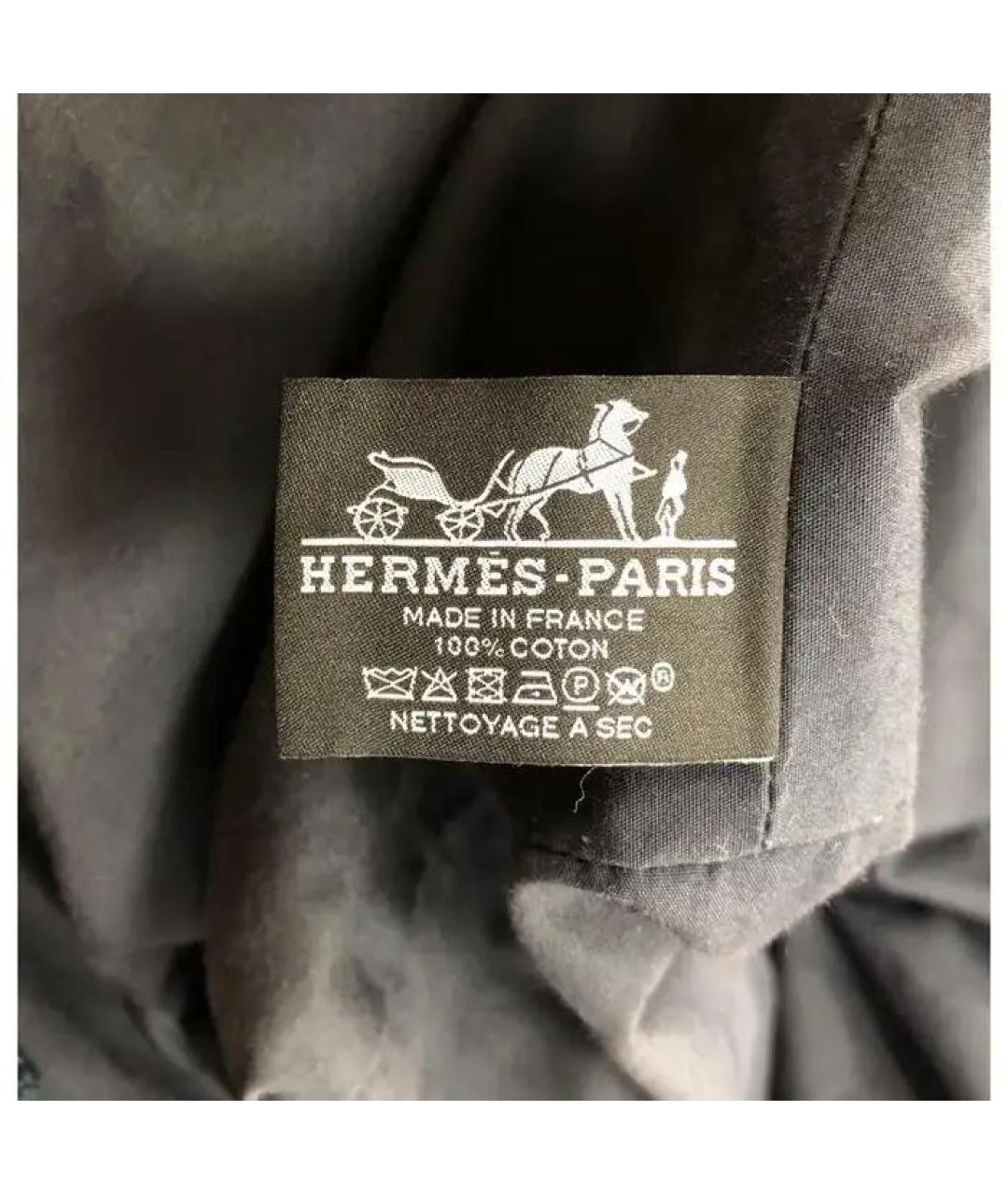HERMES Мульти хлопковая пляжная сумка, фото 8