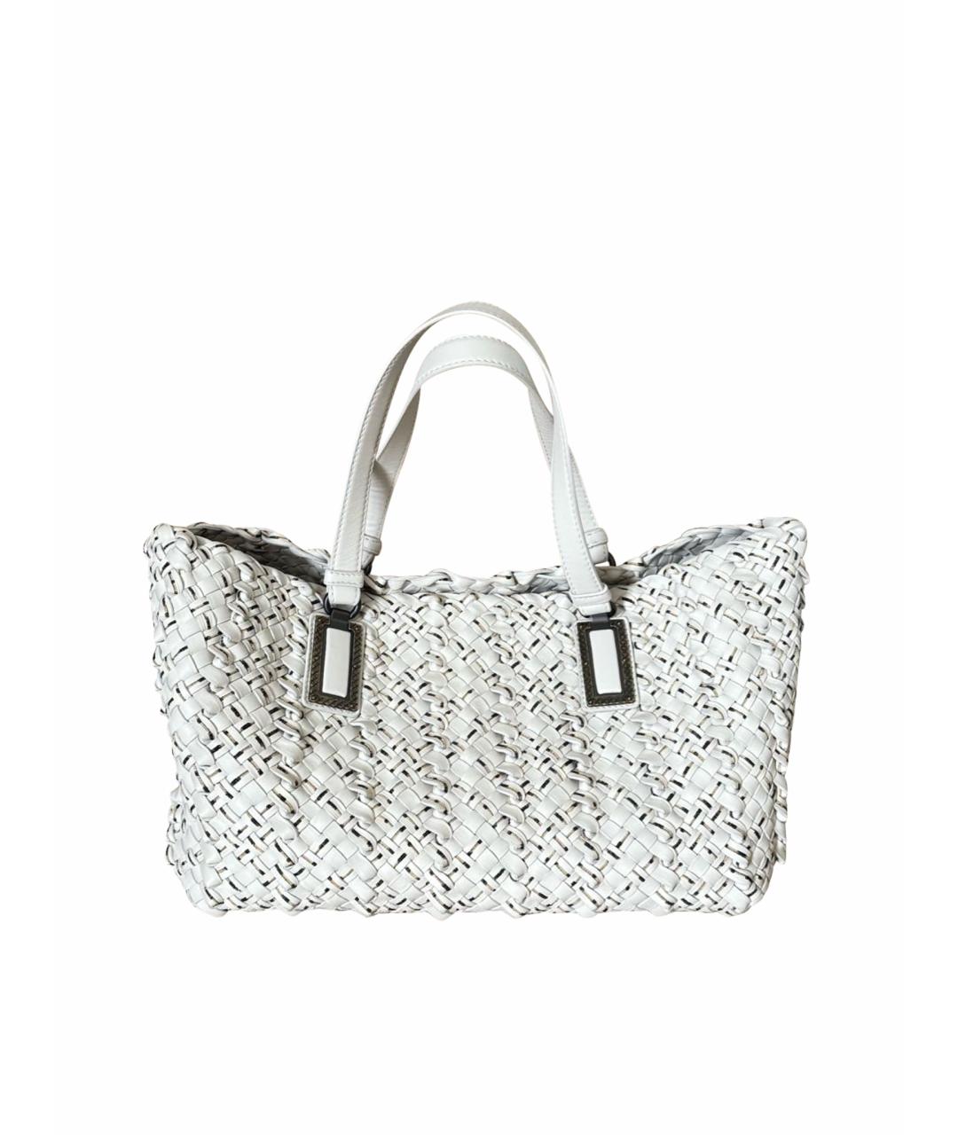 BOTTEGA VENETA Бежевая кожаная сумка тоут, фото 1