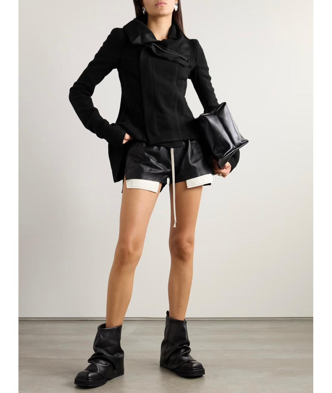 RICK OWENS Черная куртка, фото 2