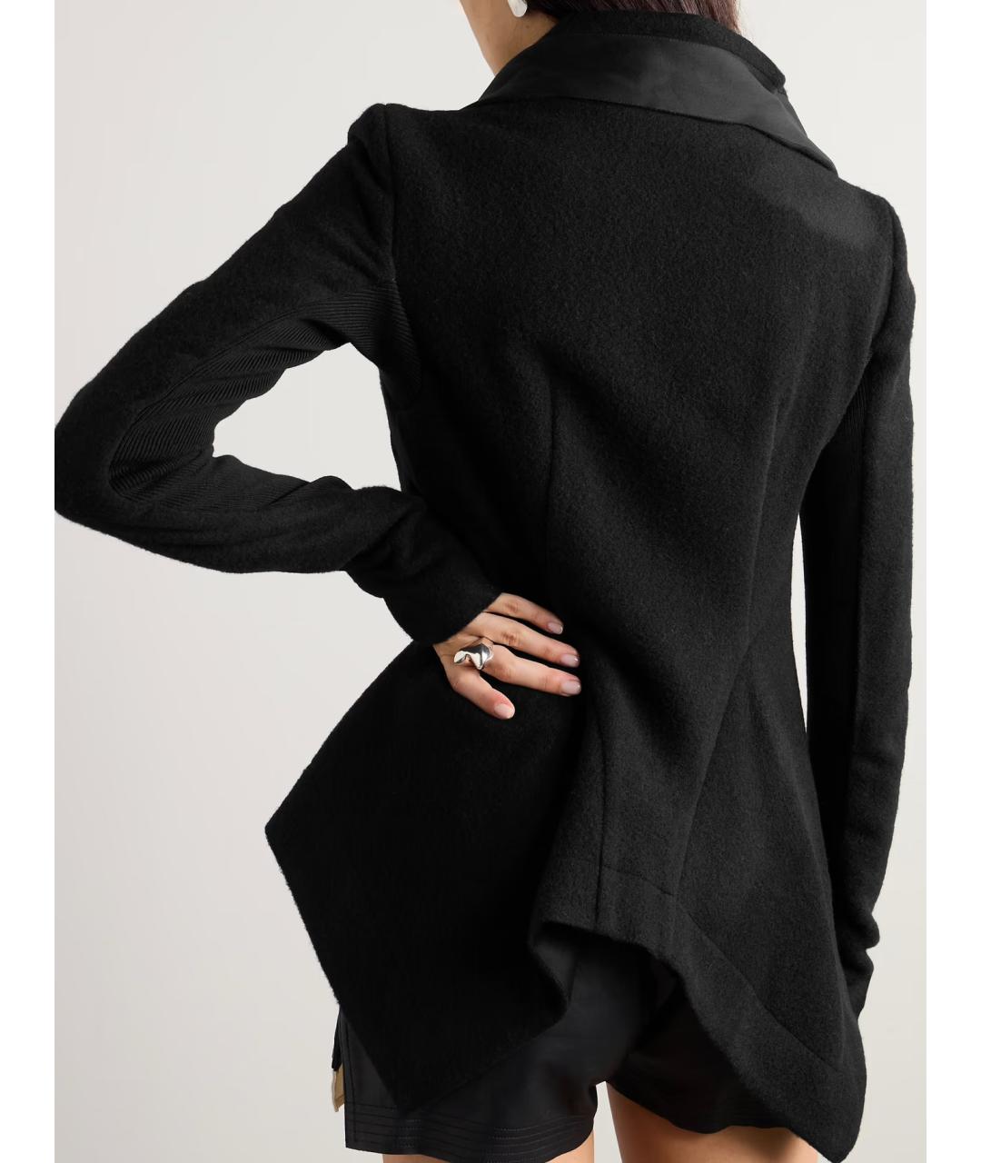 RICK OWENS Черная куртка, фото 4