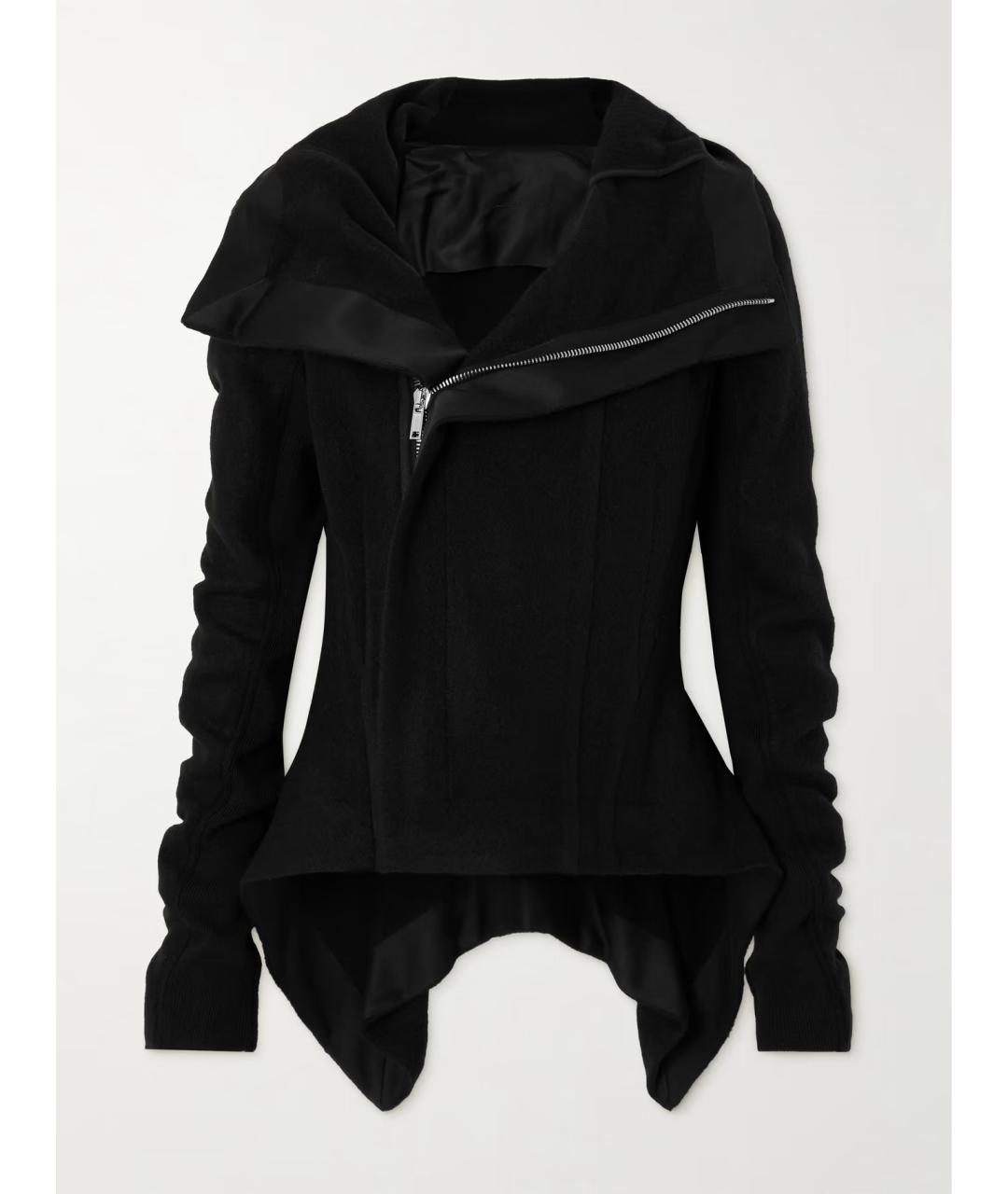 RICK OWENS Черная куртка, фото 5