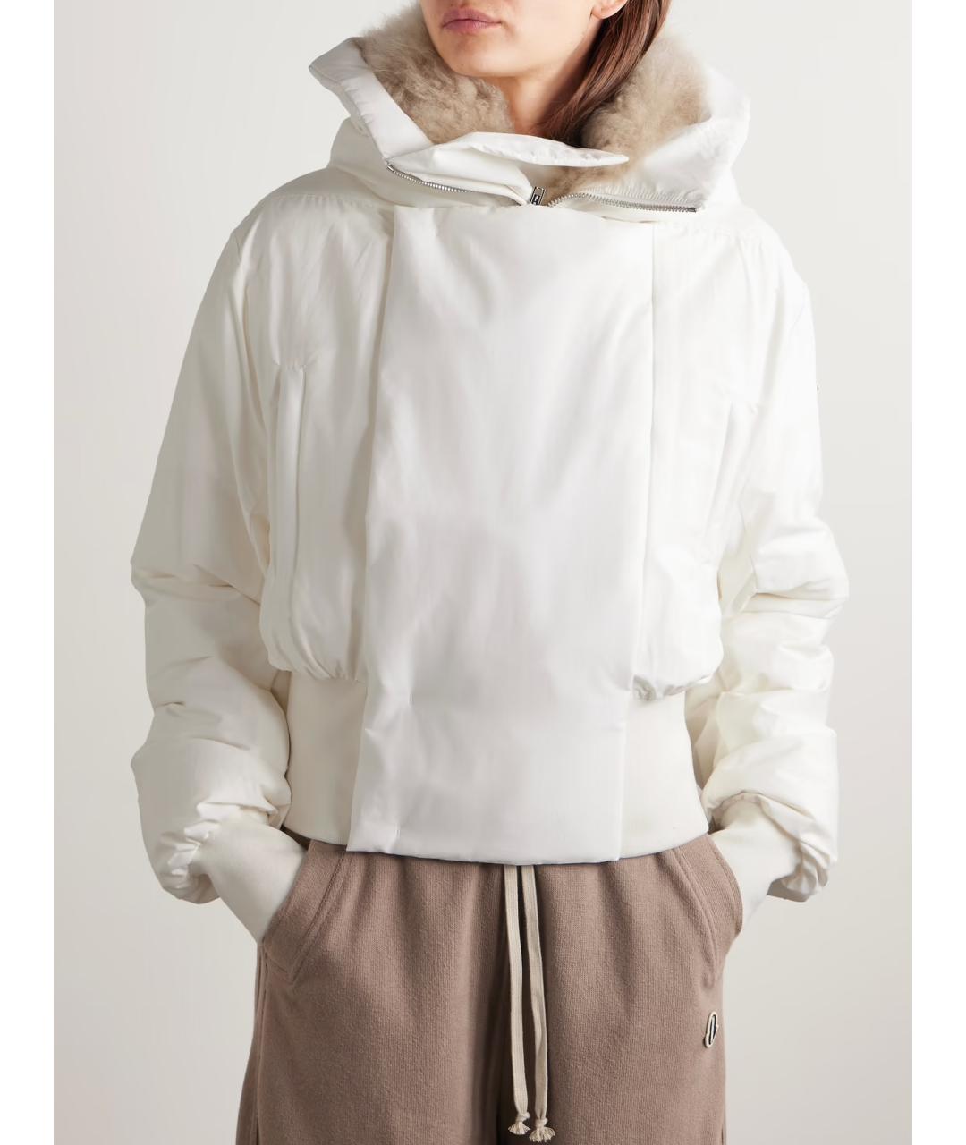 RICK OWENS Белый пуховик, фото 3