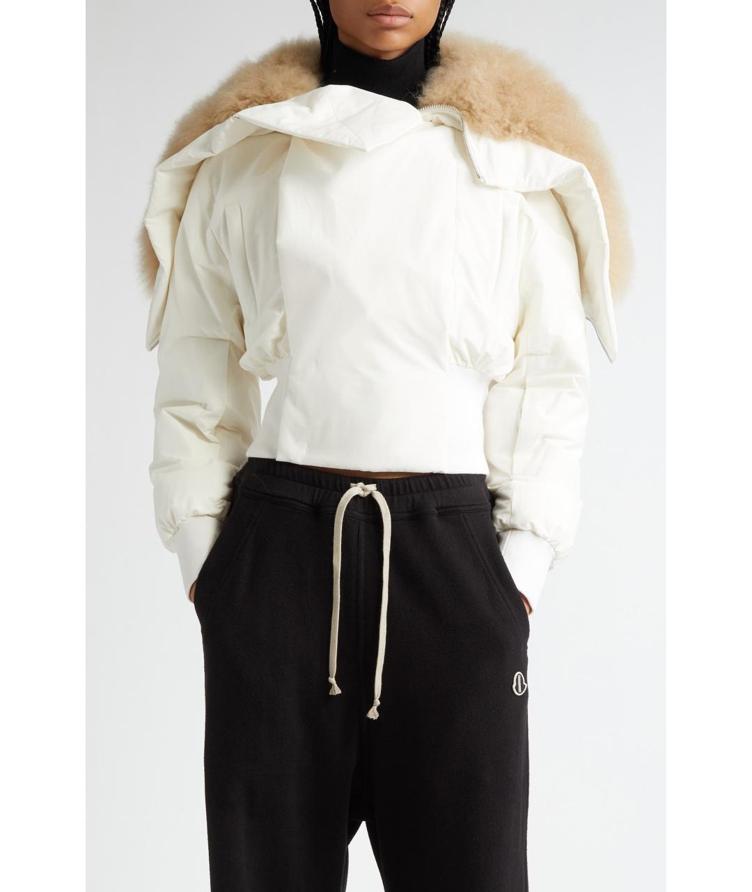 RICK OWENS Белый пуховик, фото 7