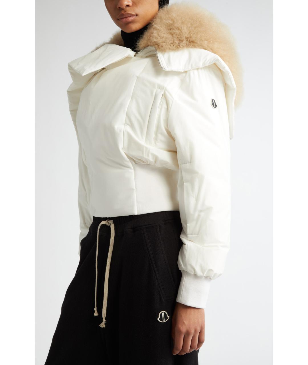 RICK OWENS Белый пуховик, фото 8