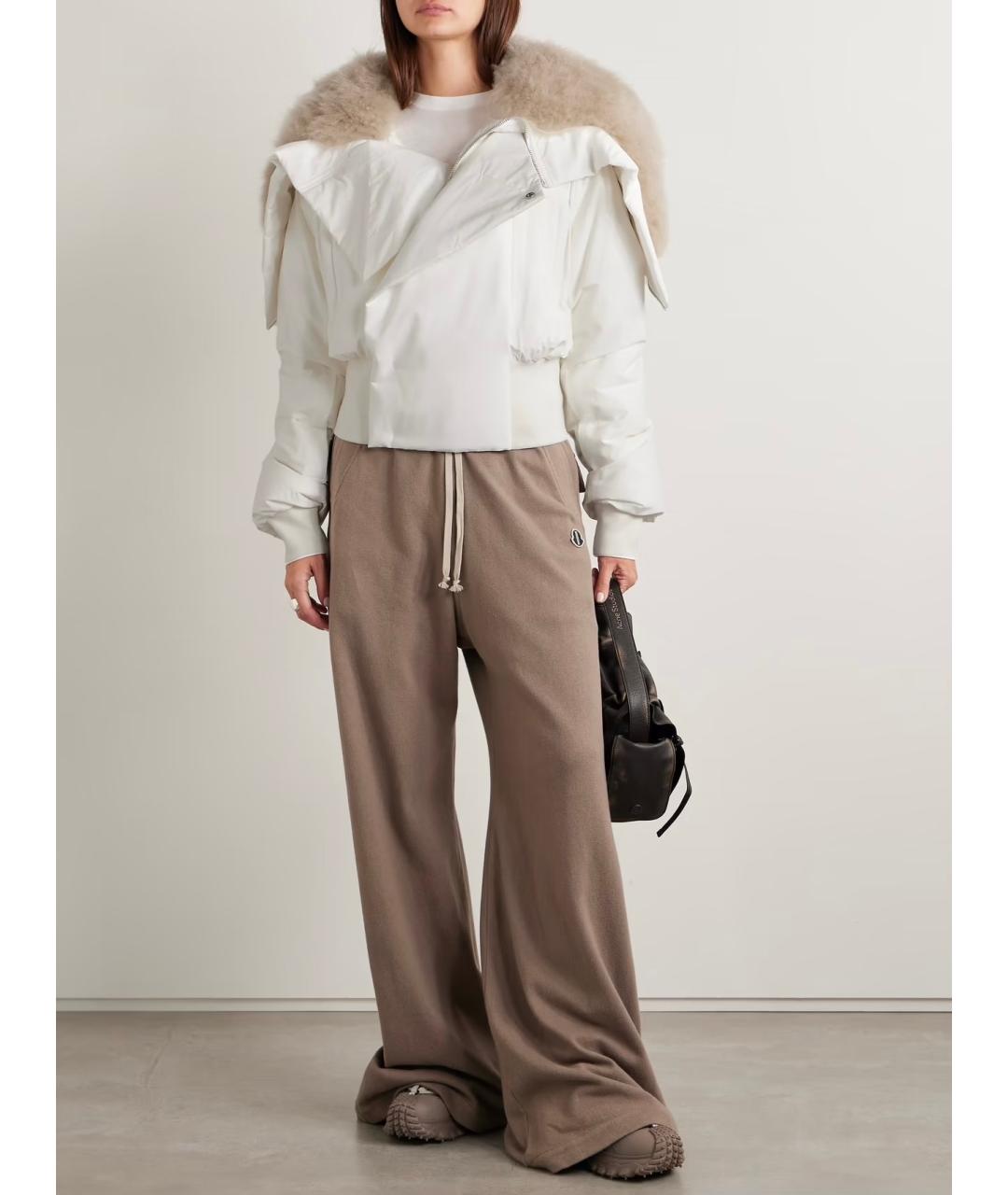 RICK OWENS Белый пуховик, фото 2