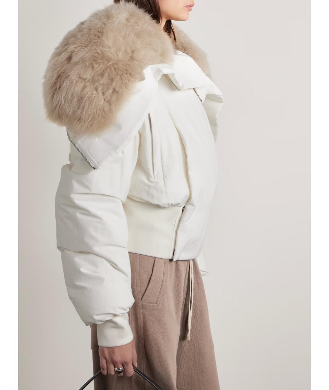 RICK OWENS Белый пуховик, фото 4