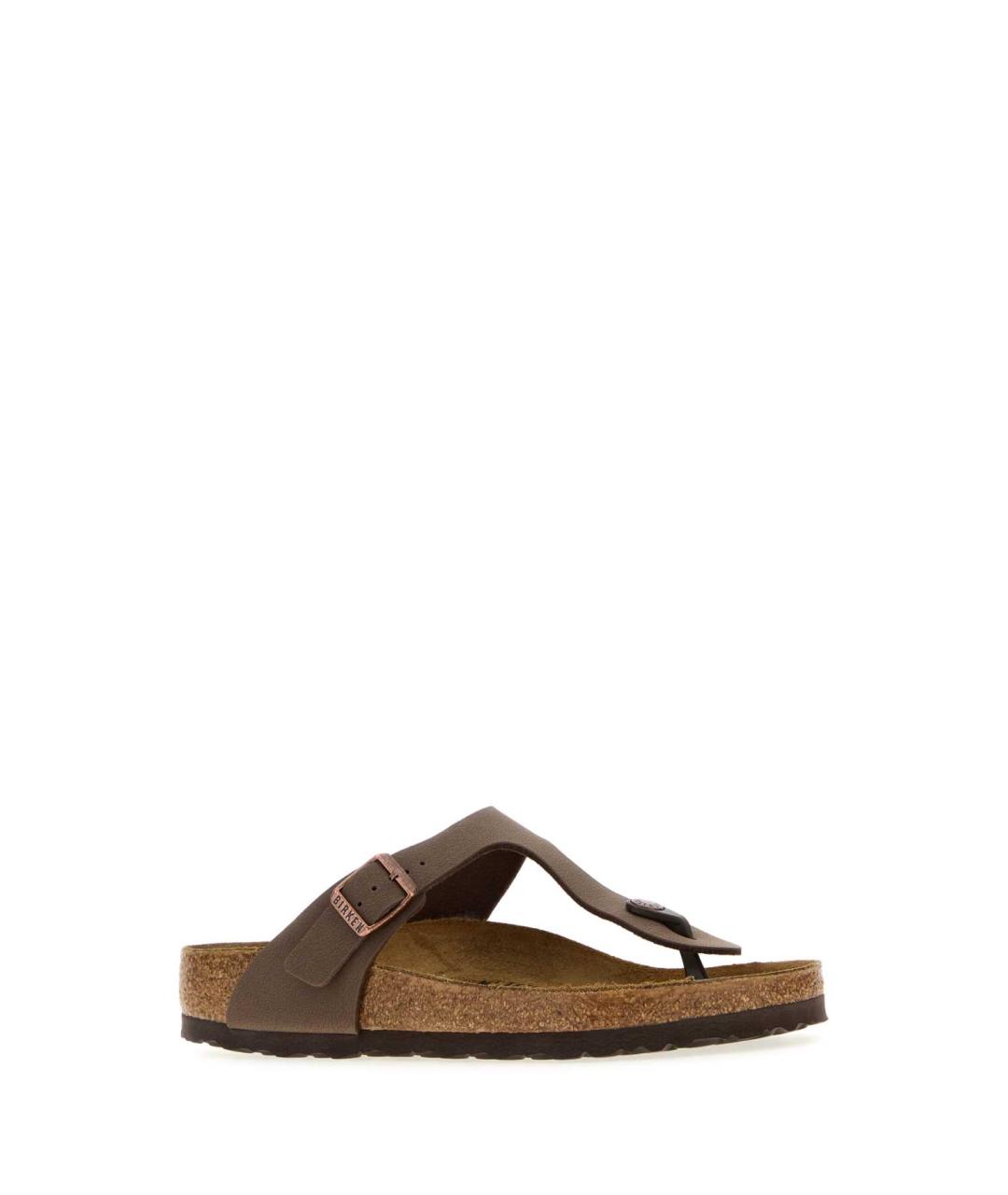 BIRKENSTOCK Коричневые кожаные мюли, фото 2