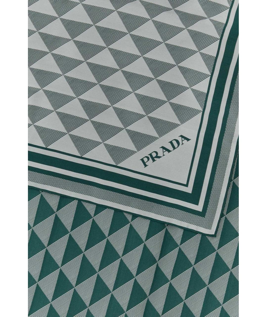 PRADA Мульти шелковый шарф, фото 2